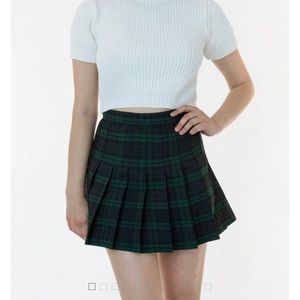 NWOT Los Angeles Apparel plaid tennis skirt